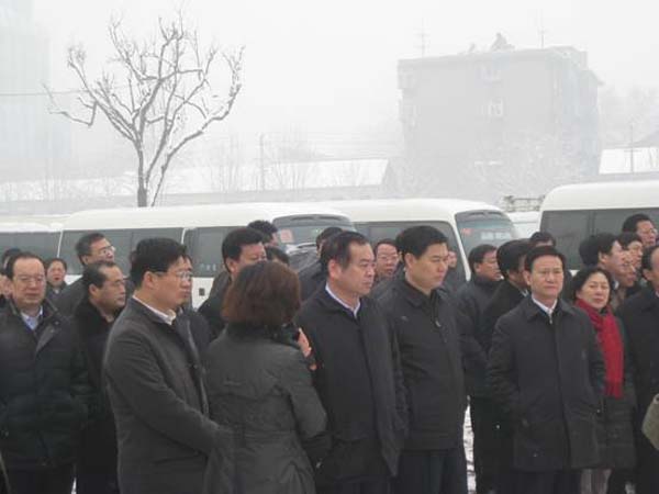 濟南市市委、市政府領導視察我院承建的歷史建筑保護工程