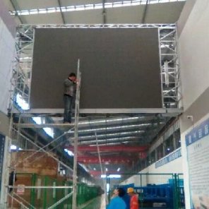 南寧市廣發重工室內P6雙面全彩LED顯示屏